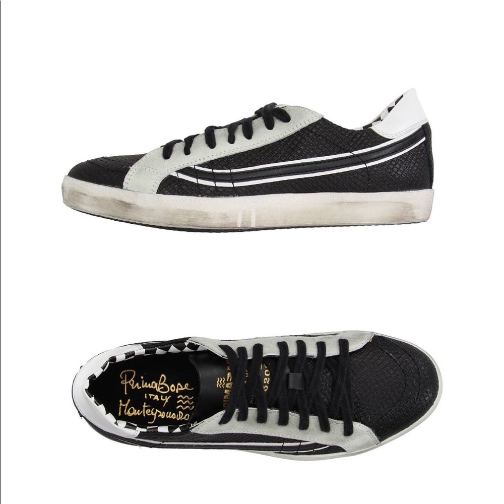 Primabase men’s leather sneakers